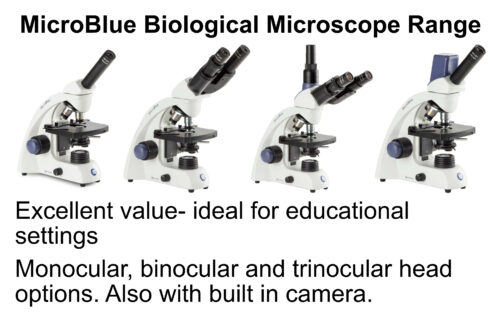 MicroBlue biological microscope